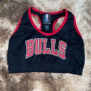 F21 Chicago Bulls Sports Bra Top